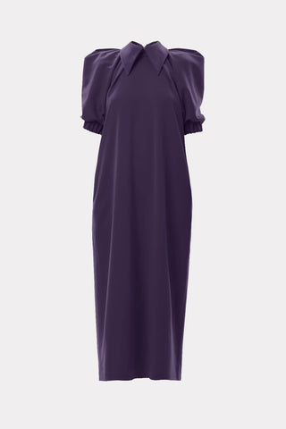 Designer Midi Dress Violet
