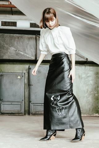 Designer White Blouse - Julia Allert
