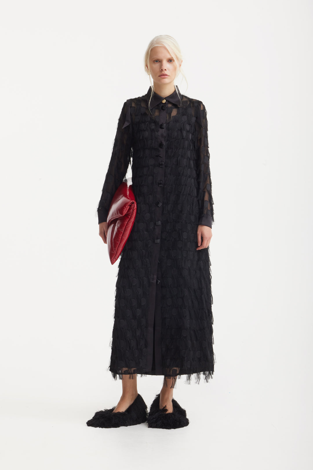 Elegant Slip Dress With Sheer Cape M Elegant Slip Dress With Sheer Cape M