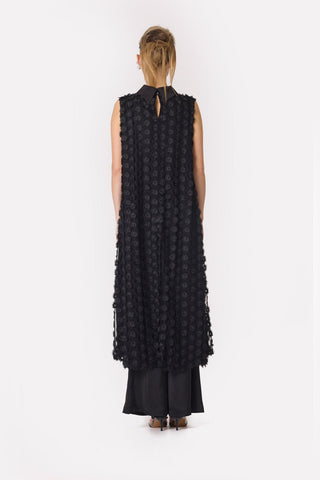 Evening Gown A-Line Maxi Dress With Flowers - Julia Allert