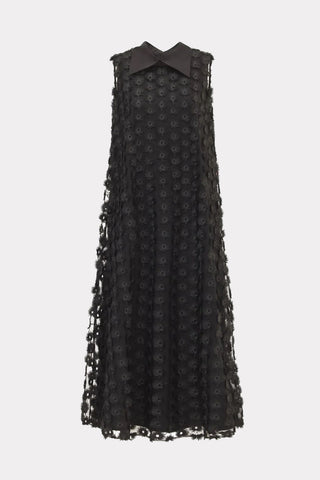 Evening Gown A-Line Maxi Dress With Flowers - Julia Allert