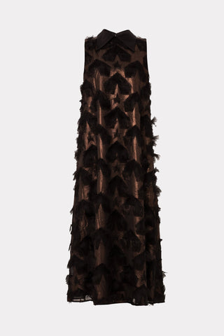 Evening Gown A-Line Maxi Dress With Stars - Julia Allert