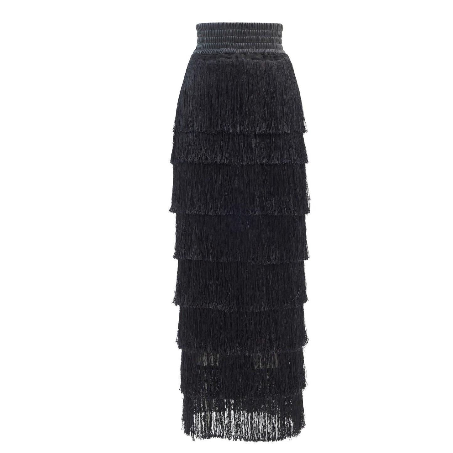 Evening Gown Maxi Straight Skirt Black