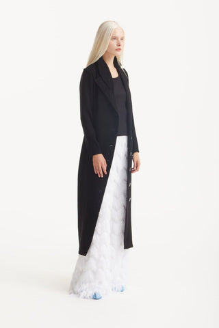 Evening Statement Fringe Palazzo Pants – White - Julia Allert