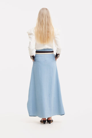 Fashion Asymmetrical Collar Blouse White - Julia Allert