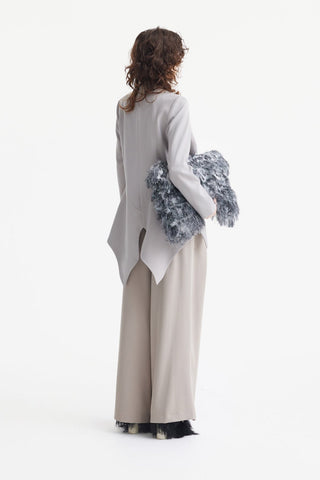 Fashion Forward Wide-Leg Pants & Contrast Belt - Beige - Julia Allert