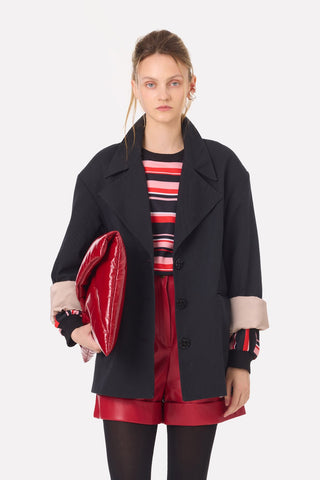 Faux Leather Shorts Red - Julia Allert