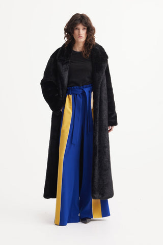 Fitted Long Sleeve Top Black Lurex - Julia Allert