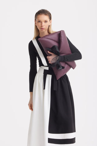 Fitted Long Sleeve Top Black Lurex - Julia Allert
