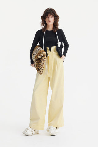 Fitted Long Sleeve Top Black Lurex - Julia Allert