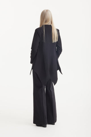 Formal Flared Trousers Black - Julia Allert