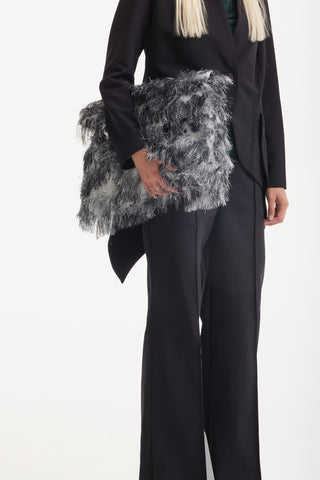 Formal Flared Trousers Black
