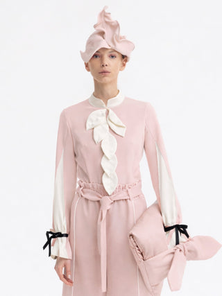 Headpiece – Evening Mini Hat Style - Pale Pink - Julia Allert