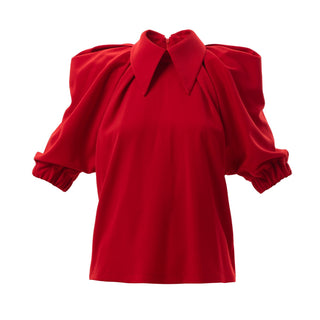 Designer Red Blouse