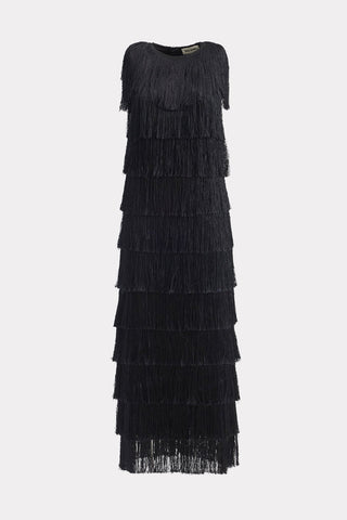 fringed long dress Sherri Hill 54397 Formal Events House of Harlow 1960 x