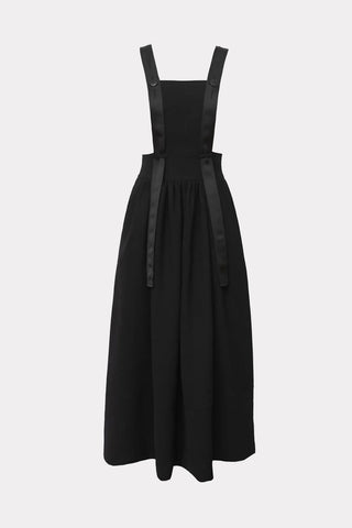 Midi Apron Dress With Adjustable Straps