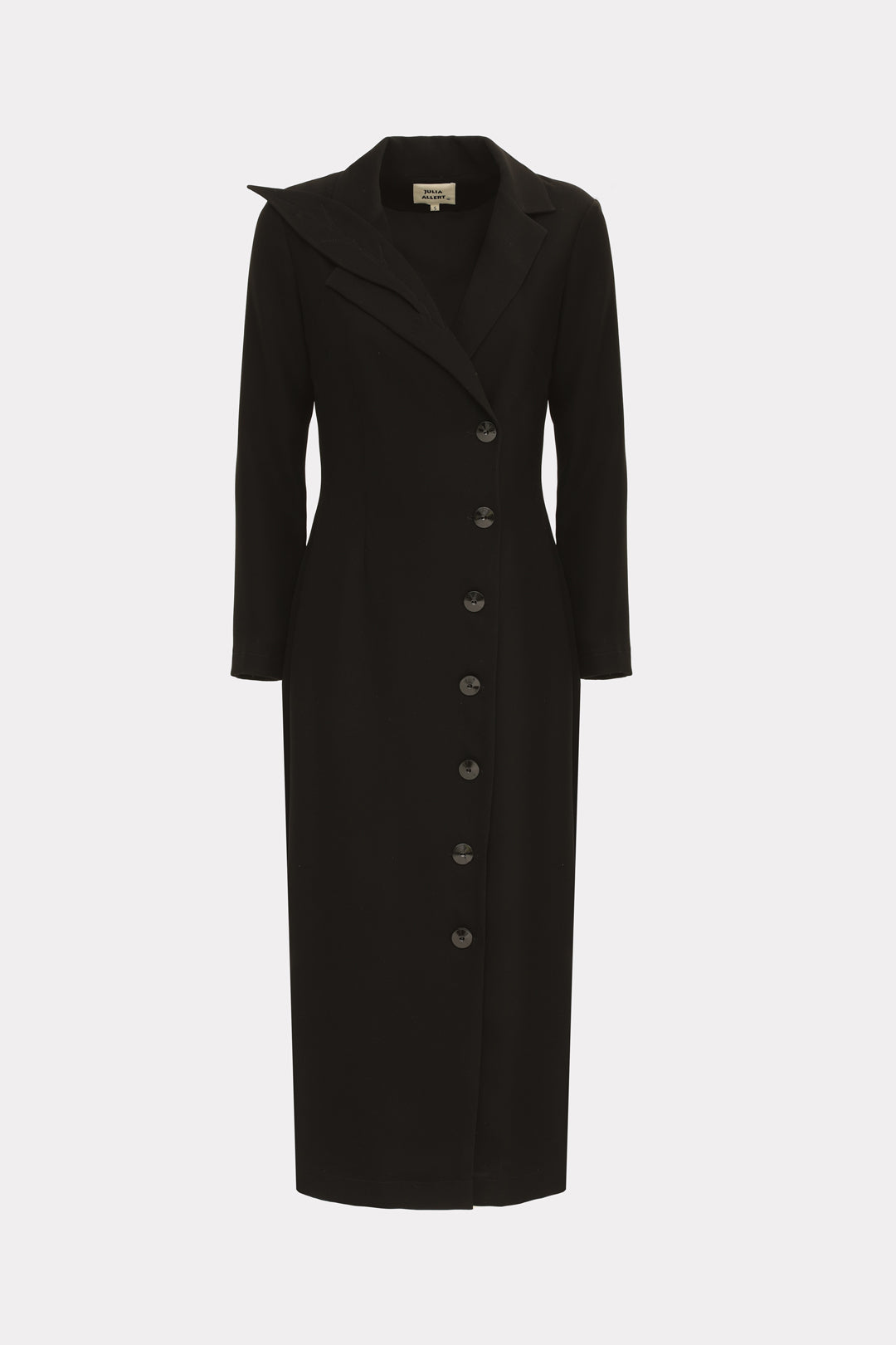 Modern Tailored Long Blazer Dress Black XS Modern Tailored Long Blazer Dress Black XS