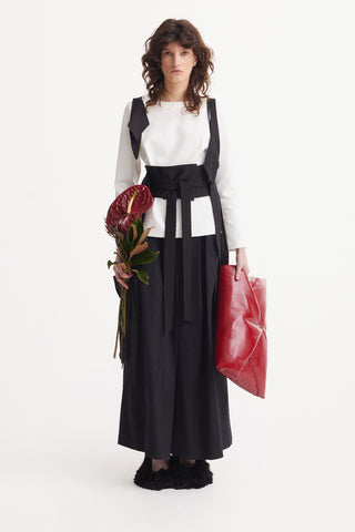 Glossy Patent Envelope Clutch Bag Red