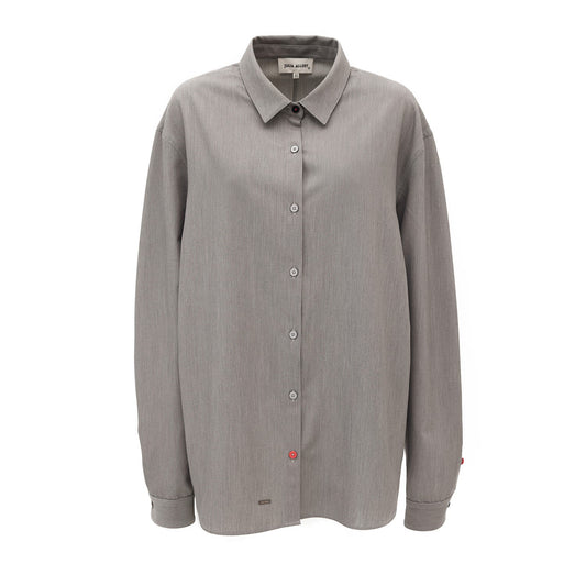 Oversize Long Sleeved Shirt Grey
