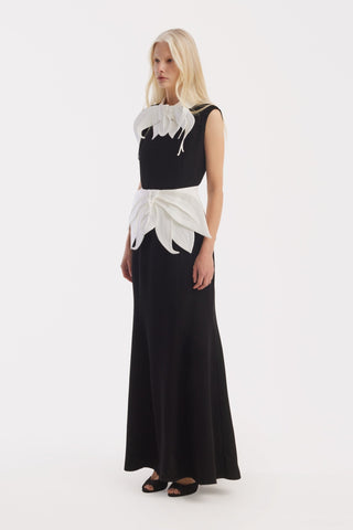 Petal Sculptural Waist Belt – Ivory - Julia Allert