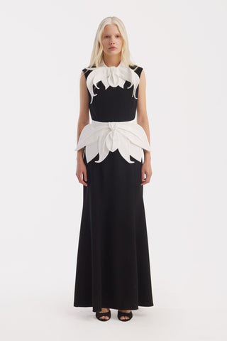 Petal Sculptural Waist Belt – Ivory - Julia Allert