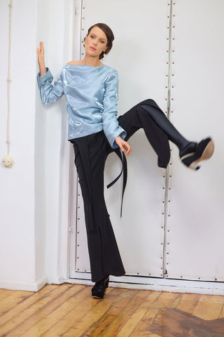 Runway Waist Overlay Belt Black - Julia Allert