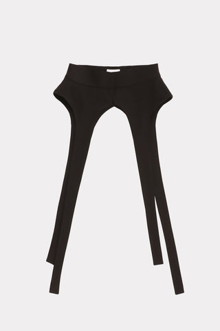 Runway Waist Overlay Belt Black - Julia Allert
