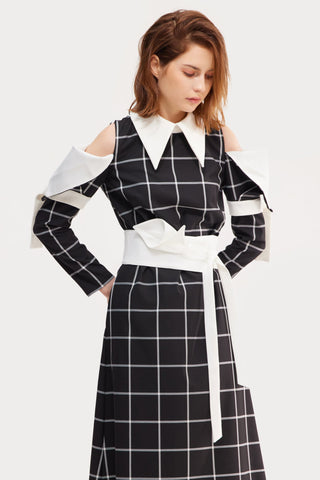 Self Tie Waist Belt Sash White - Julia Allert