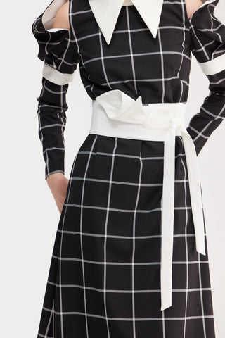 Self Tie Waist Belt Sash White - Julia Allert