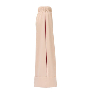 Soft Touch Flowy Trousers Peach Nude - Julia Allert