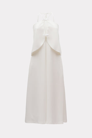 Summer Halter Dress With Open Back Ivory – Day To Night Elegance