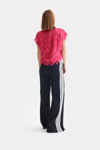 Tailored Sport-Chic Trousers - Black - Julia Allert