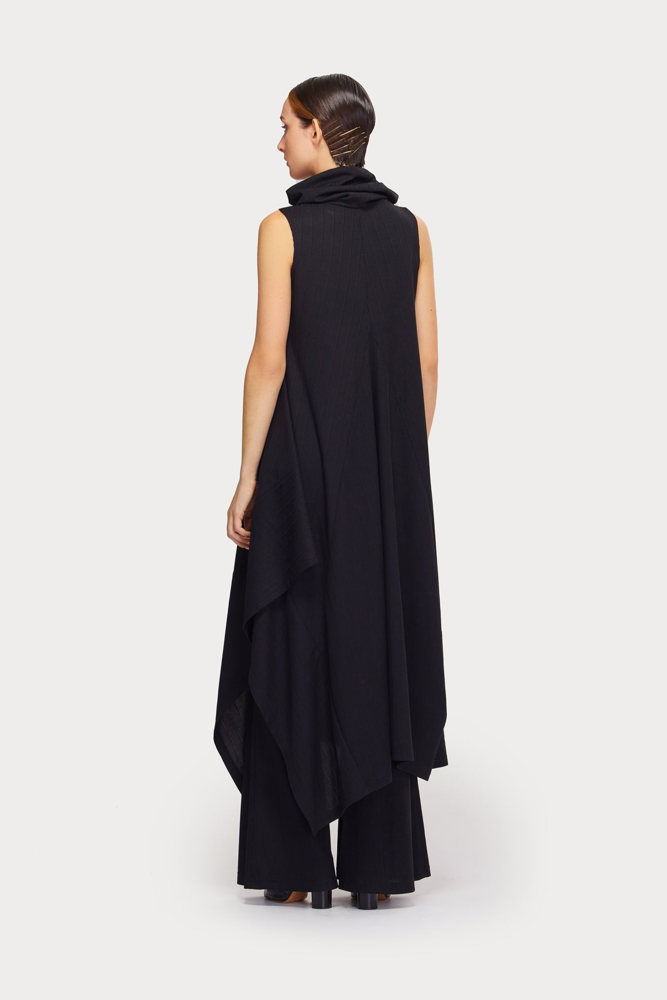 Two-Piece Set Knit Dress And Pants Black XS Two-Piece Set Knit Dress And Pants Black XS