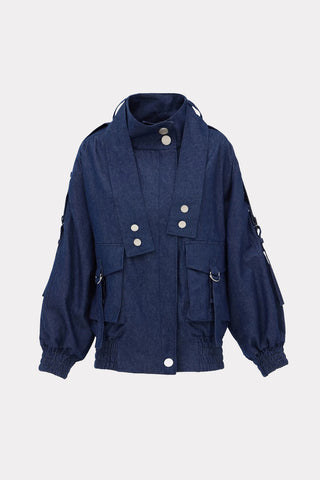 Urban Utility Denim Jacket Blue