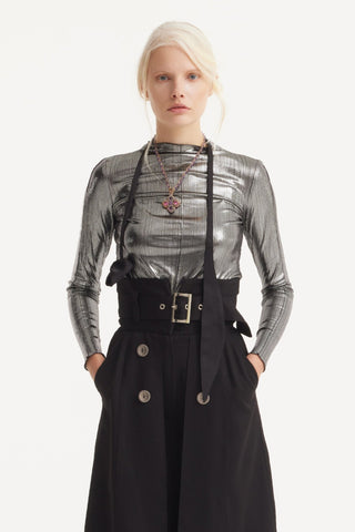 Versatile Transformable Handmade Tie-Belt Black - Julia Allert