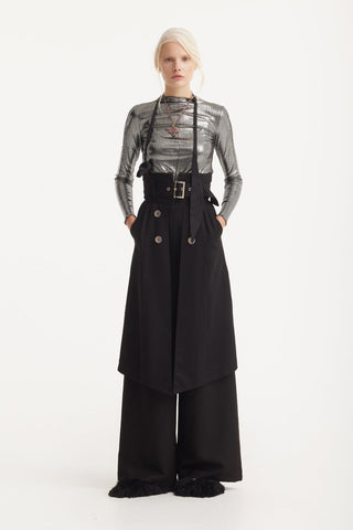 Versatile Transformable Handmade Tie-Belt Black - Julia Allert