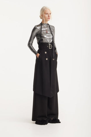 Versatile Transformable Handmade Tie-Belt Black - Julia Allert