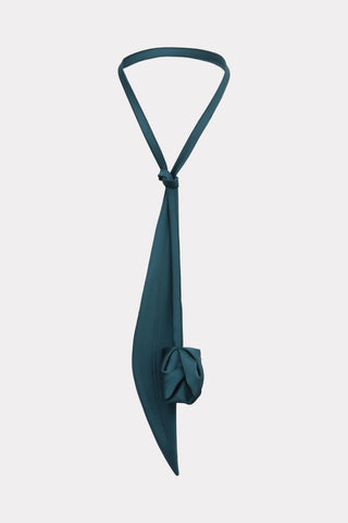 Versatile Transformable Handmade Tie-Belt Dark Teal