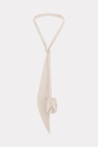 Versatile Transformable Handmade Tie-Belt Ivory - Julia Allert