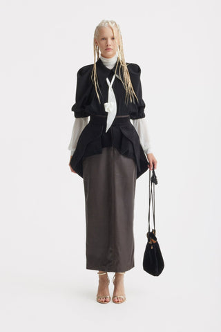 Versatile Transformable Handmade Tie-Belt Ivory - Julia Allert