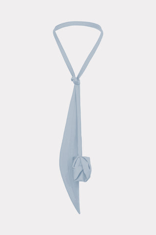 Versatile Transformable Handmade Tie-Belt Light Blue