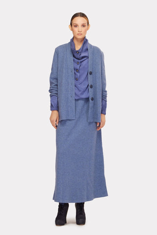 Wooly Two-Piece Suit Cardigan&Suit Pale Blue - Julia Allert