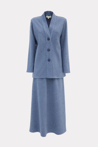 Wooly Two-Piece Suit Cardigan&Suit Pale Blue - Julia Allert