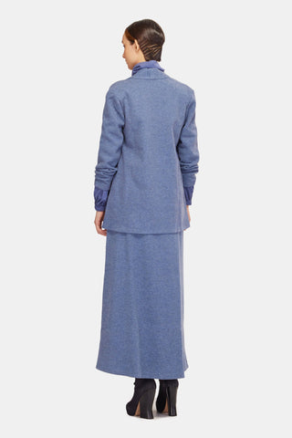 Wooly Two-Piece Suit Cardigan&Suit Pale Blue - Julia Allert