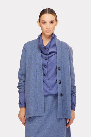 Wooly Two-Piece Suit Cardigan&Suit Pale Blue - Julia Allert